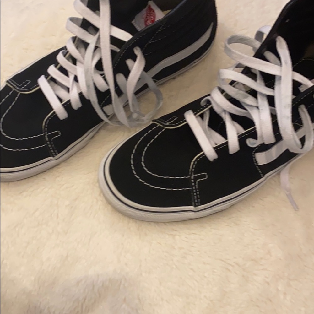 Sk8 high vans, perfect condition never worn